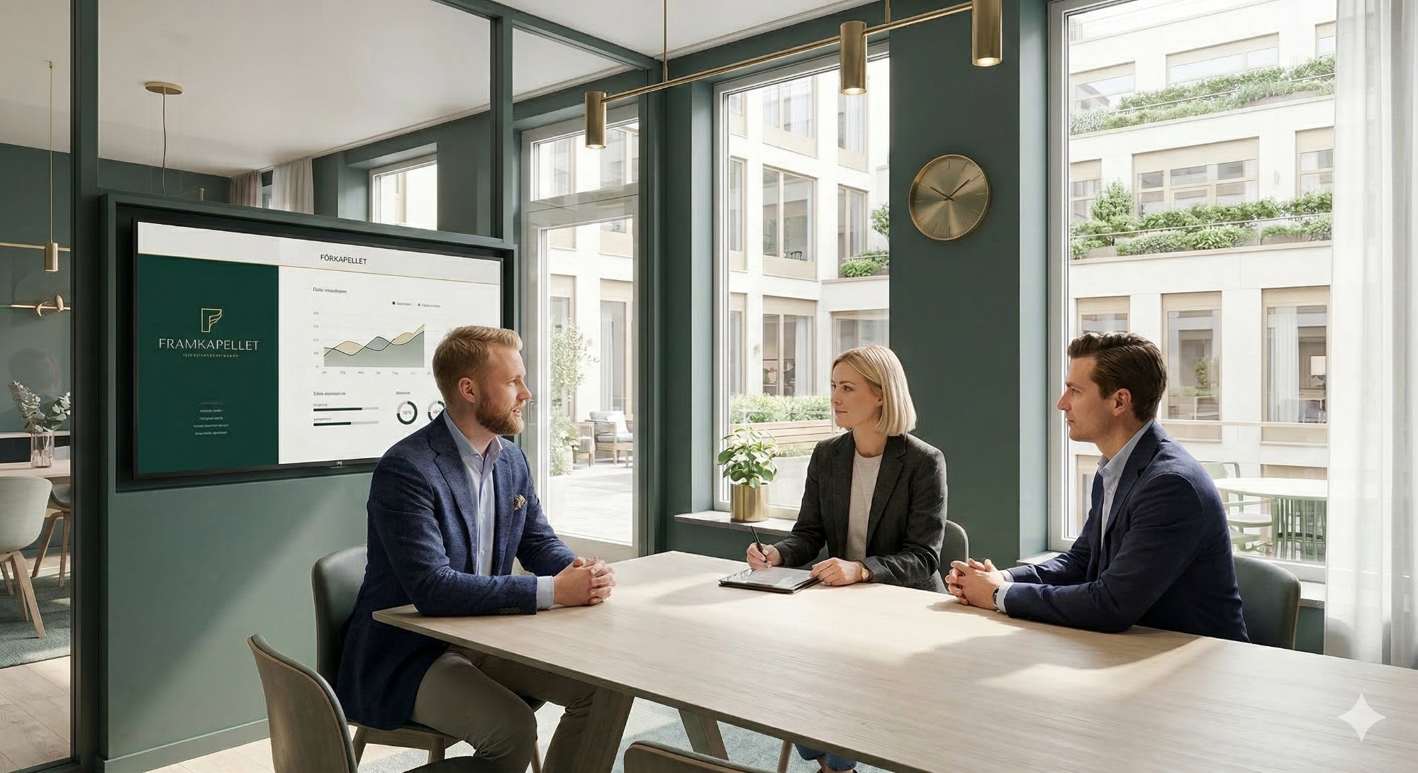 Framkapellets team i strategimöte